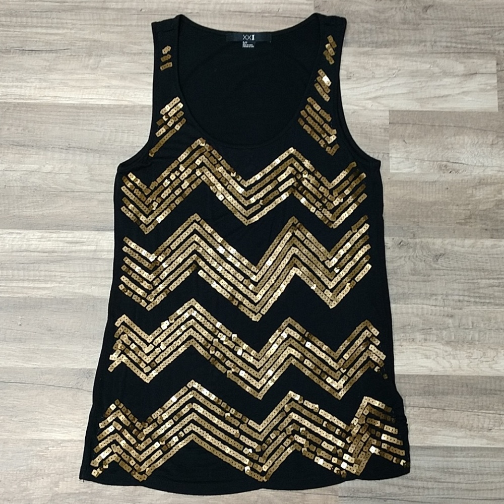 Forever 21 Sequin Tank Top - Picture 2 of 8
